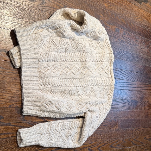 Ralph Lauren Polo Cable Knit Sweater in Beige - Picture 3 of 3
